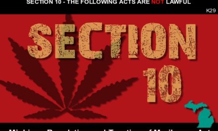 MICHIGAN REGULATION AND TAXATION OF MARIHUANA ACT – Section 10