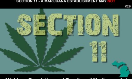 MICHIGAN REGULATION AND TAXATION OF MARIHUANA ACT – Section 11