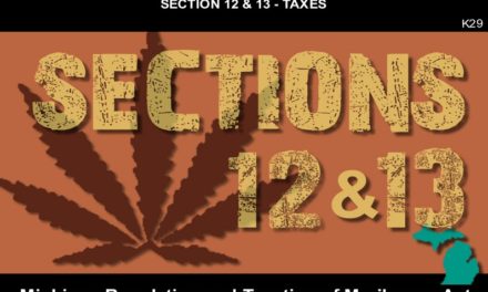 MICHIGAN REGULATION AND TAXATION OF MARIHUANA ACT – Sections 12 & 13