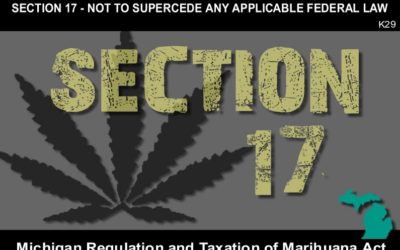MICHIGAN REGULATION AND TAXATION OF MARIHUANA ACT – Section 17