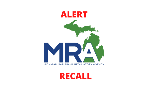 MRA Notification of Marijuana Product Recall