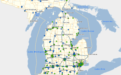 MICHIGAN LICENSED MEDICAL MARIJUANA FACILITIES MAP