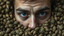 Buried up to my neck in cannabis seeds 1