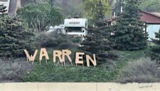 Warren Michigan Homemade Hollywood Sign - Beefn with the D