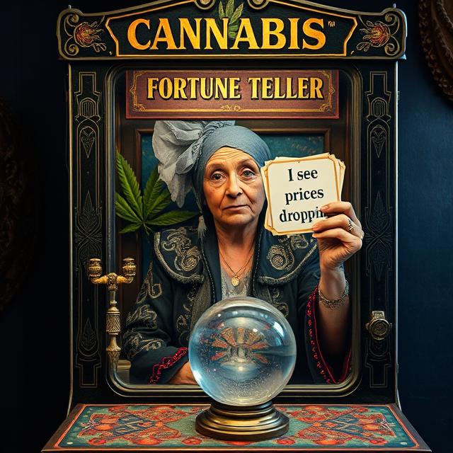 Fortune Teller says I see cannabis prices dropping again